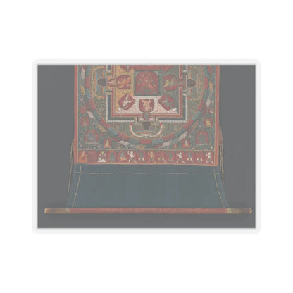 Mikyo Dorje - Mandala of Raktayamari - late 14th century v3 - STICKER Vinyl Kiss-Cut Decal