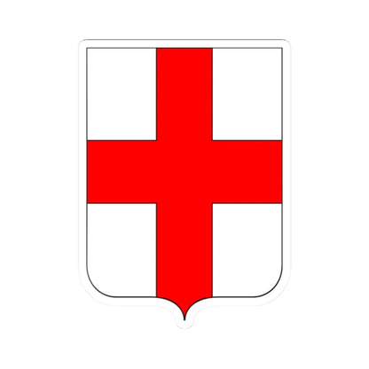Milano-Stemma 2 (Italy) (Coat of Arms) STICKER Vinyl Kiss-Cut Decal 2 Inch White - The Sticker Space