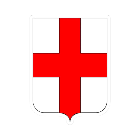 Milano-Stemma 2 (Italy) (Coat of Arms) STICKER Vinyl Kiss-Cut Decal 2 Inch White - The Sticker Space