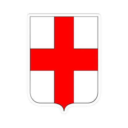 Milano-Stemma 2 (Italy) (Coat of Arms) STICKER Vinyl Kiss-Cut Decal 3 Inch White - The Sticker Space