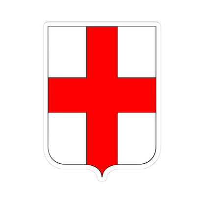 Milano-Stemma 2 (Italy) (Coat of Arms) STICKER Vinyl Kiss-Cut Decal 4 Inch White - The Sticker Space