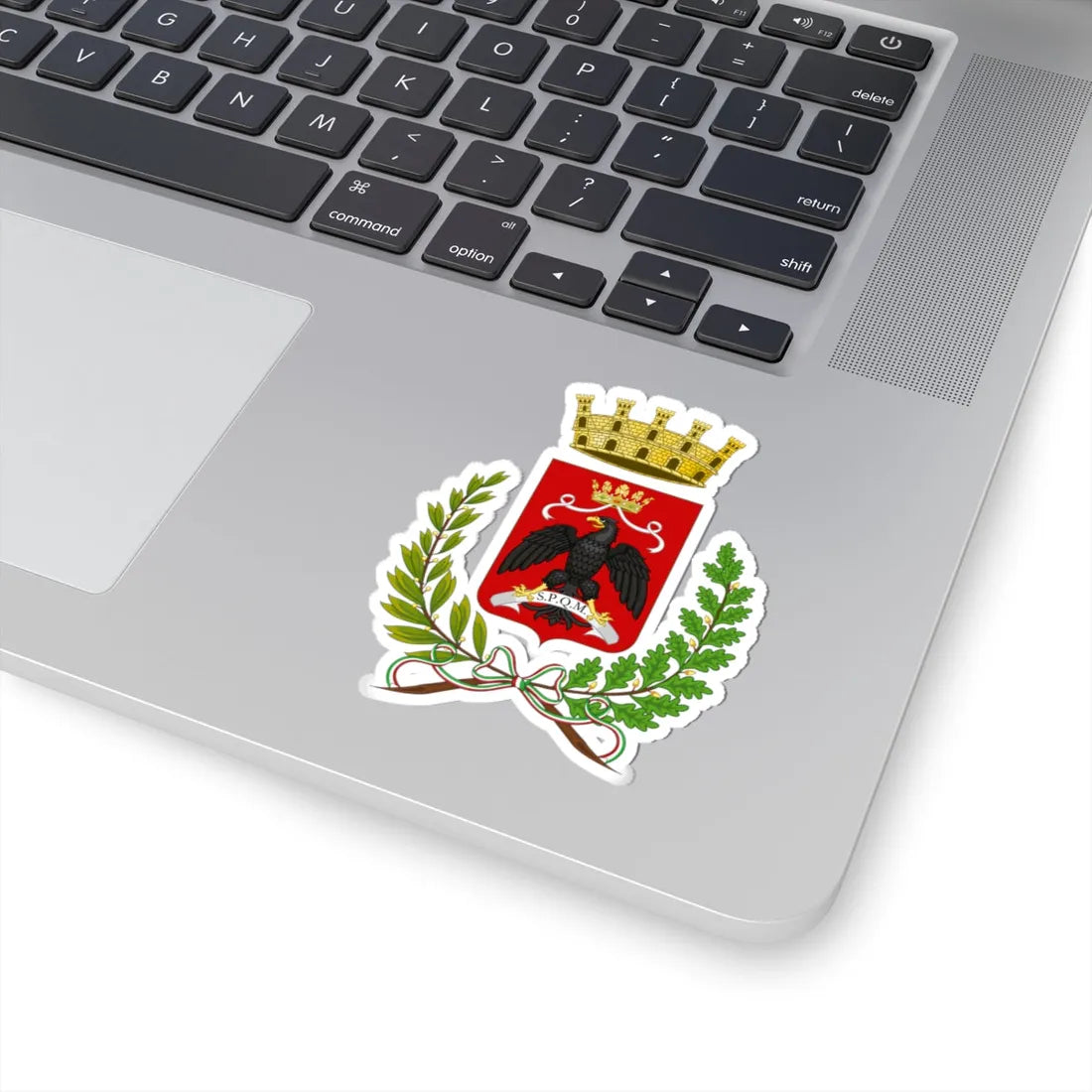 Milazzo-Stemma (Italy) (Coat of Arms) STICKER Vinyl Kiss-Cut Decal - The Sticker Space