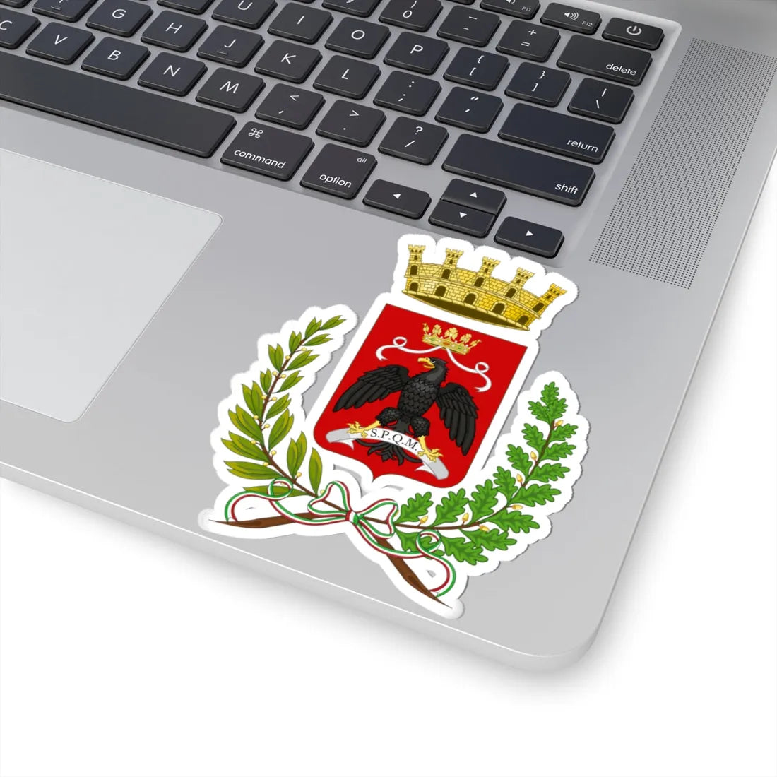 Milazzo-Stemma (Italy) (Coat of Arms) STICKER Vinyl Kiss-Cut Decal - The Sticker Space