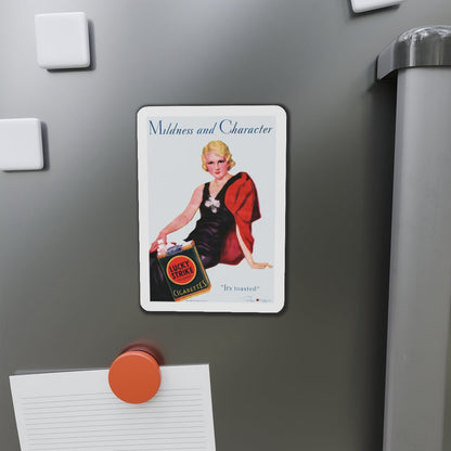 Mildness and Character, It's toasted, 1933 (Magazine Illustration) Refrigerator Magnet-The Sticker Space