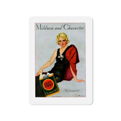 Mildness and Character, Liberty magazine, February 25, 1933 (Magazine Illustration) Refrigerator Magnet - The Sticker Space