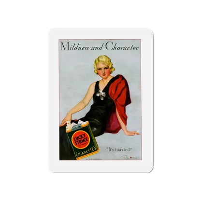 Mildness and Character, Liberty magazine, February 25, 1933 (Magazine Illustration) Refrigerator Magnet - The Sticker Space