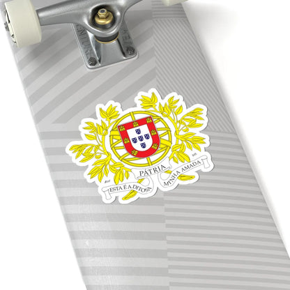 Military CoA of Portugal (Portugal) (Coat of Arms) STICKER Vinyl Kiss-Cut Decal - The Sticker Space