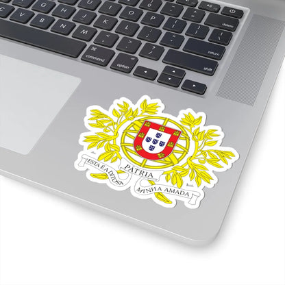 Military CoA of Portugal (Portugal) (Coat of Arms) STICKER Vinyl Kiss-Cut Decal - The Sticker Space
