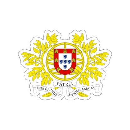 Military coat of arms of Portugal STICKER Vinyl Die-Cut Decal 5 Inch - The Sticker Space