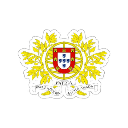 Military coat of arms of Portugal STICKER Vinyl Die-Cut Decal - The Sticker Space