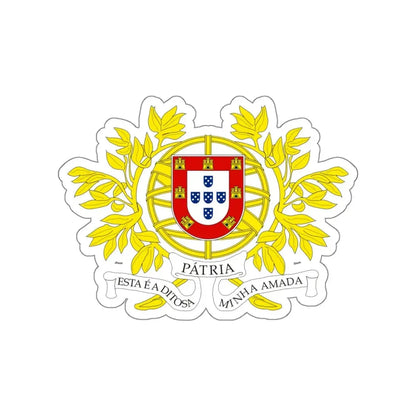 Military coat of arms of Portugal STICKER Vinyl Die-Cut Decal - The Sticker Space