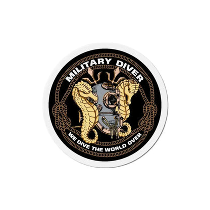 Military Diver (U.S. Navy) Refrigerator Magnet 5 Inch - The Sticker Space