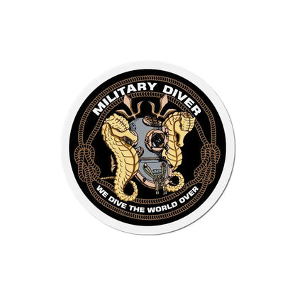 Military Diver (U.S. Navy) Refrigerator Magnet 6 Inch - The Sticker Space