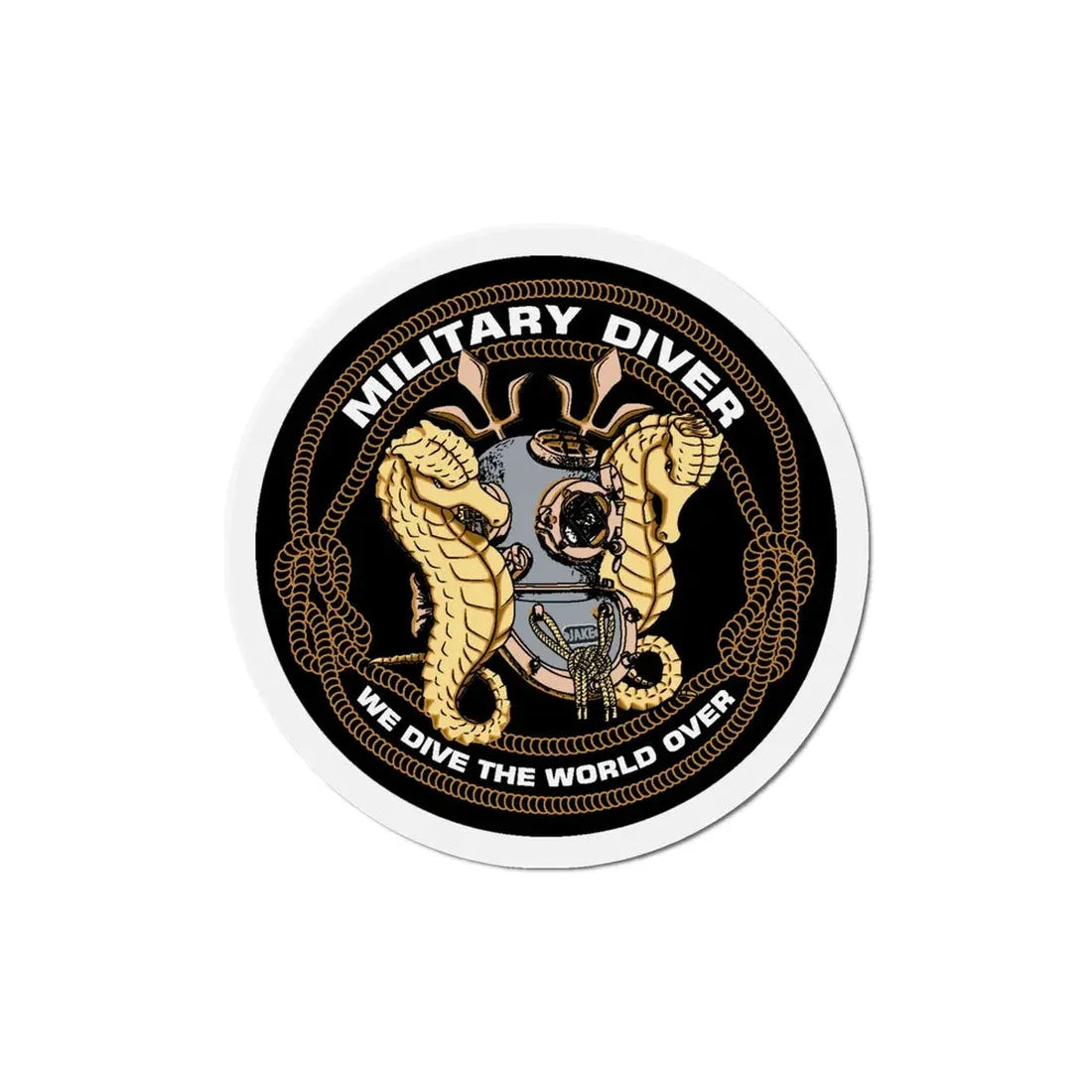 Military Diver (U.S. Navy) Refrigerator Magnet - The Sticker Space