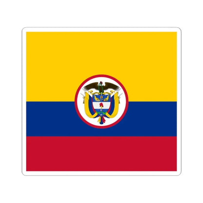 Military flag of Colombia (Colombia) STICKER Vinyl Kiss-Cut Decal 2 Inch White - The Sticker Space