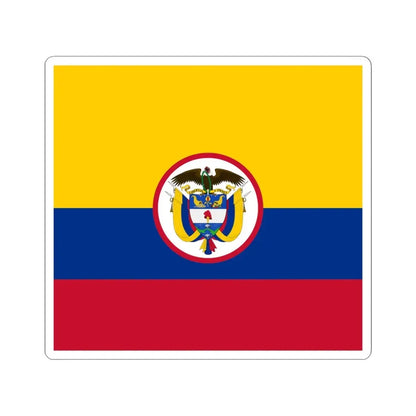Military flag of Colombia (Colombia) STICKER Vinyl Kiss-Cut Decal 6 Inch White - The Sticker Space