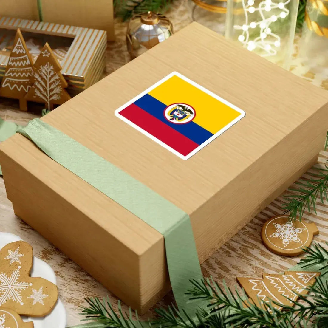 Military flag of Colombia (Colombia) STICKER Vinyl Kiss-Cut Decal - The Sticker Space