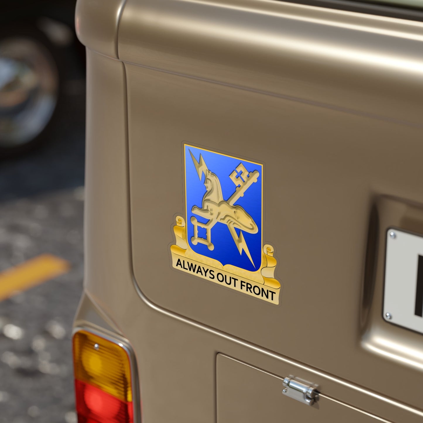 Military Intelligence Corps (U.S. Army) Transparent STICKER Die-Cut Vinyl Decal-The Sticker Space