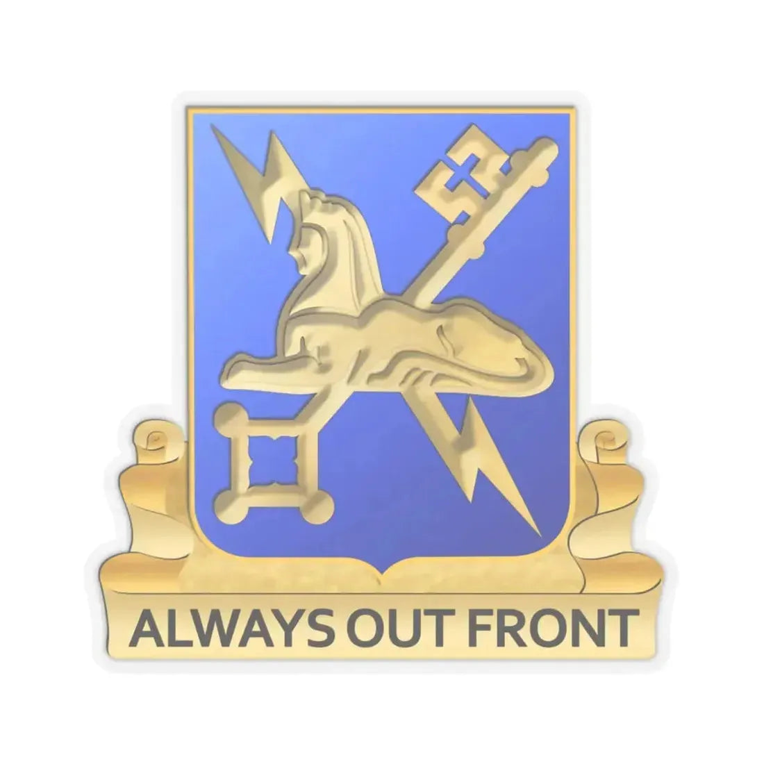 Military Intelligence Corps (U.S. Army) STICKER Vinyl Kiss-Cut Decal 6 Inch Transparent - The Sticker Space