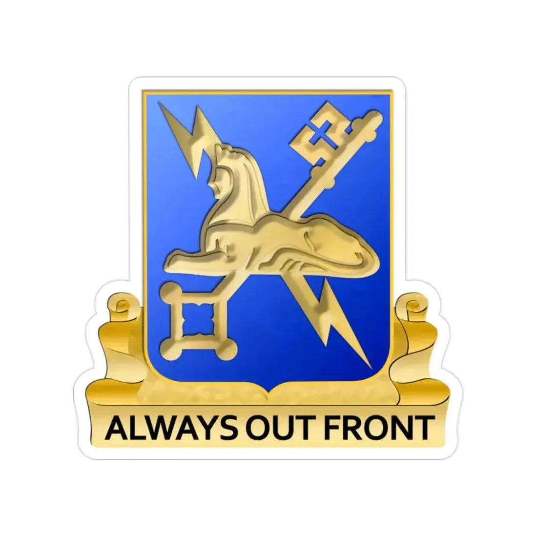 Military Intelligence Corps (U.S. Army) Transparent STICKER Die-Cut Vinyl Decal 2 Inch - The Sticker Space