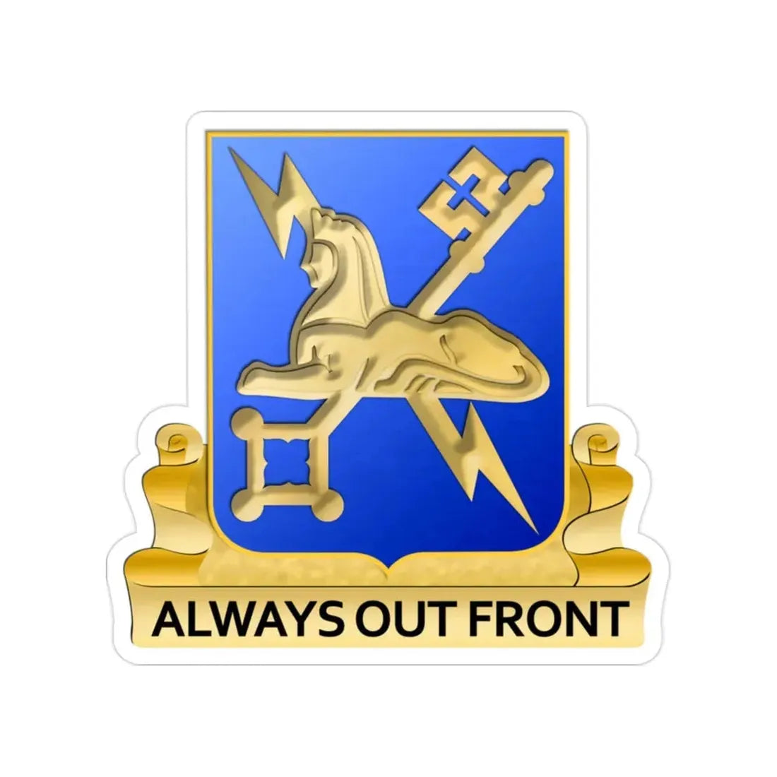 Military Intelligence Corps (U.S. Army) Transparent STICKER Die-Cut Vinyl Decal 2 Inch - The Sticker Space