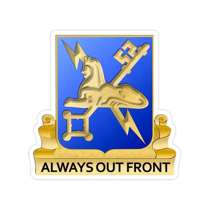 Military Intelligence Corps (U.S. Army) Transparent STICKER Die-Cut Vinyl Decal 3 Inch - The Sticker Space