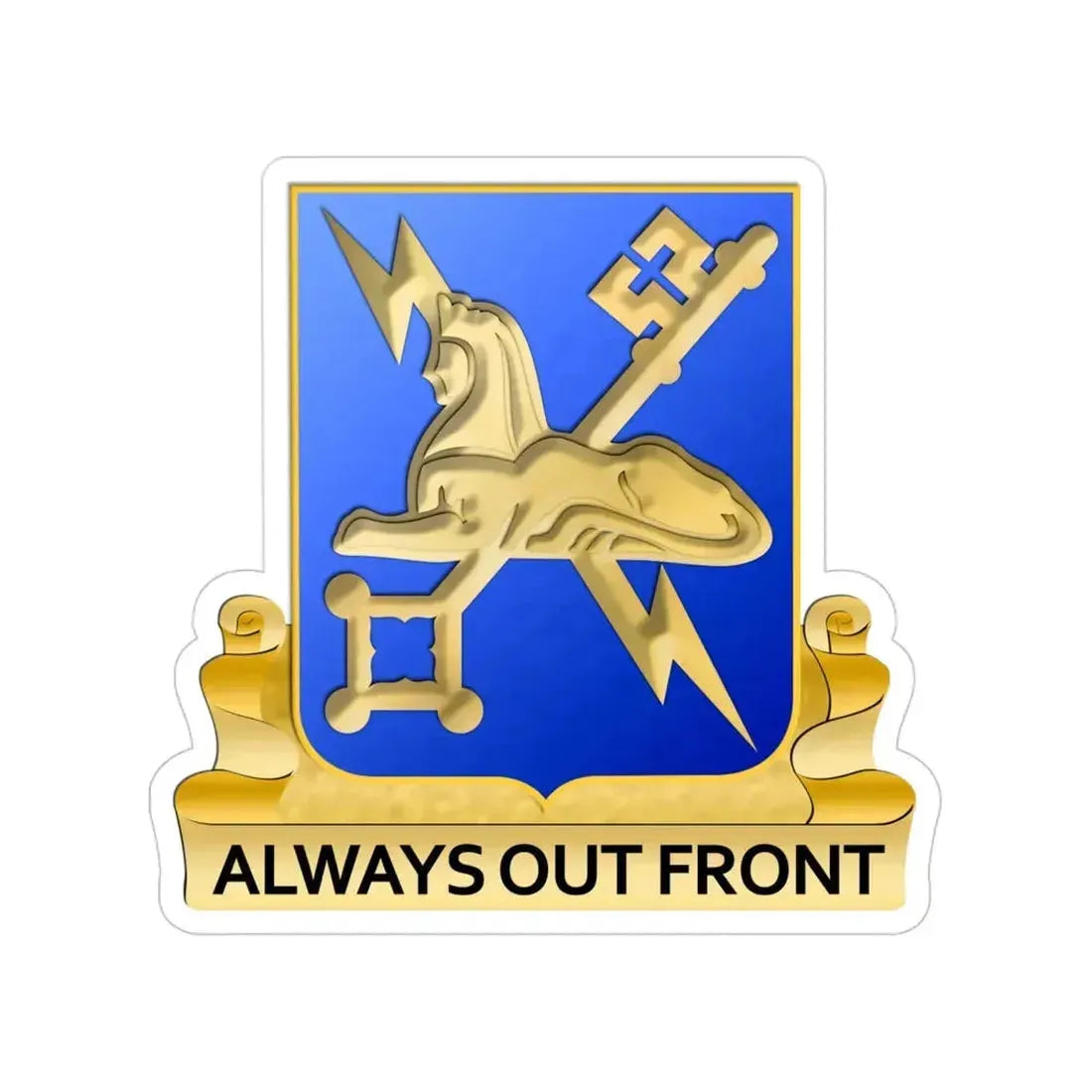 Military Intelligence Corps (U.S. Army) Transparent STICKER Die-Cut Vinyl Decal 6 Inch - The Sticker Space