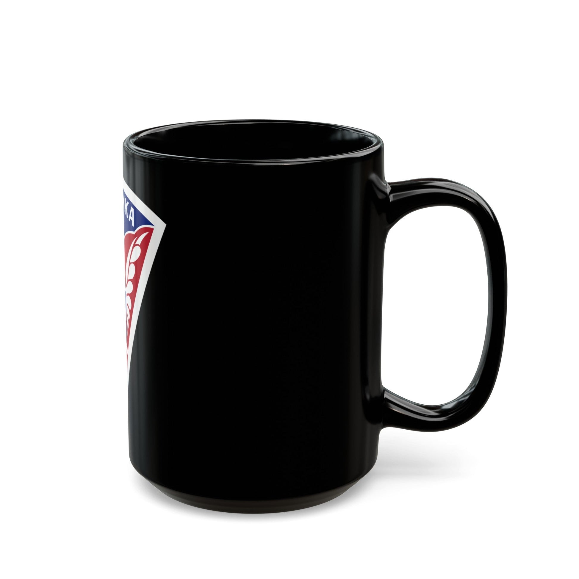 Military Mission to Moscow USSR (U.S. Army) Black Coffee Mug-The Sticker Space