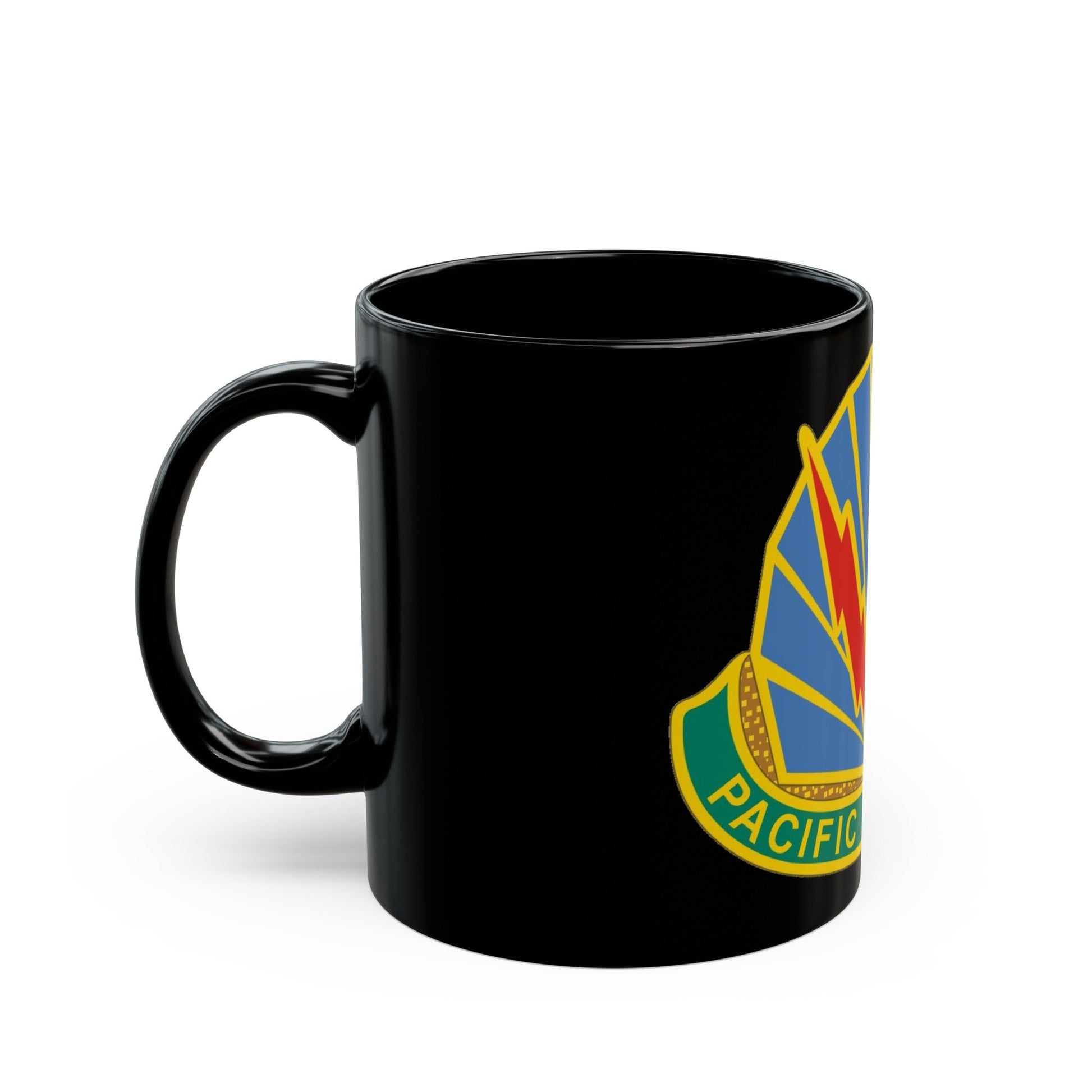 Military Police Brigade Hawaii 2 (U.S. Army) Black Coffee Mug-The Sticker Space