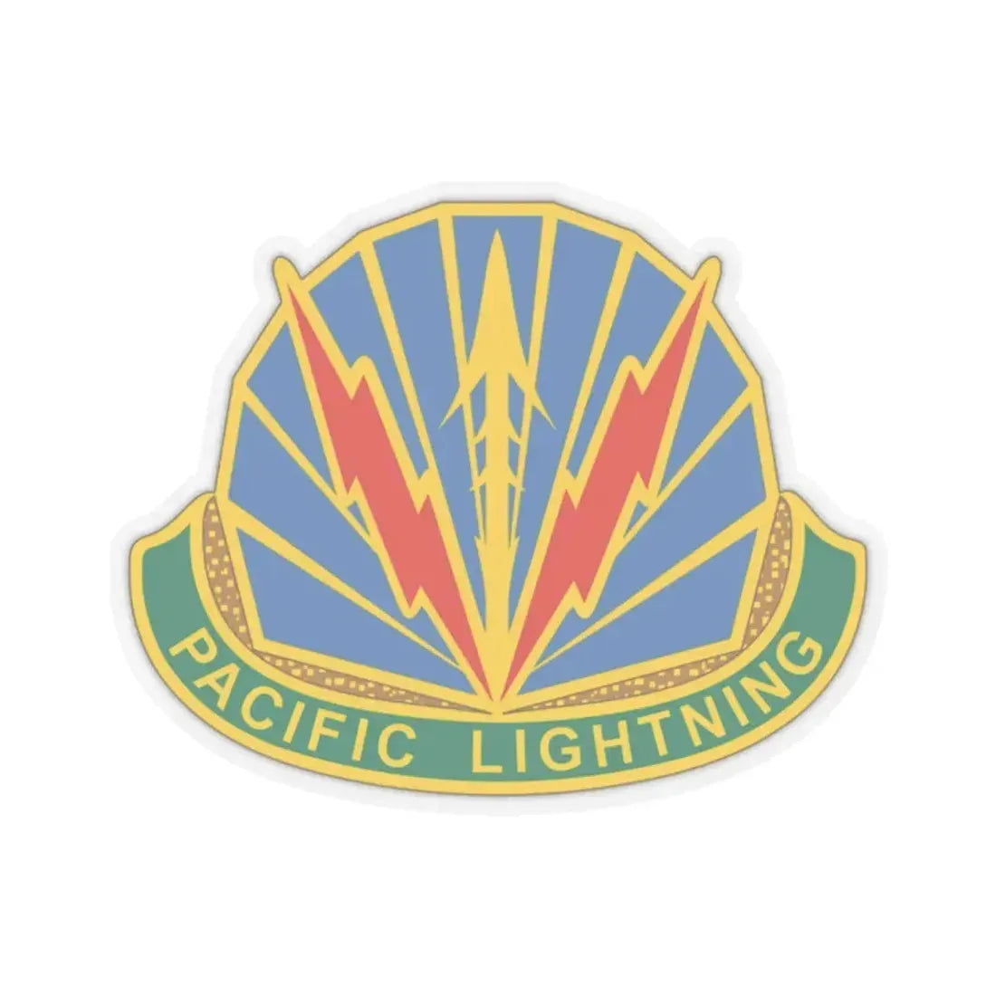 Military Police Brigade Hawaii 2 (U.S. Army) STICKER Vinyl Kiss-Cut Decal 2 Inch Transparent - The Sticker Space