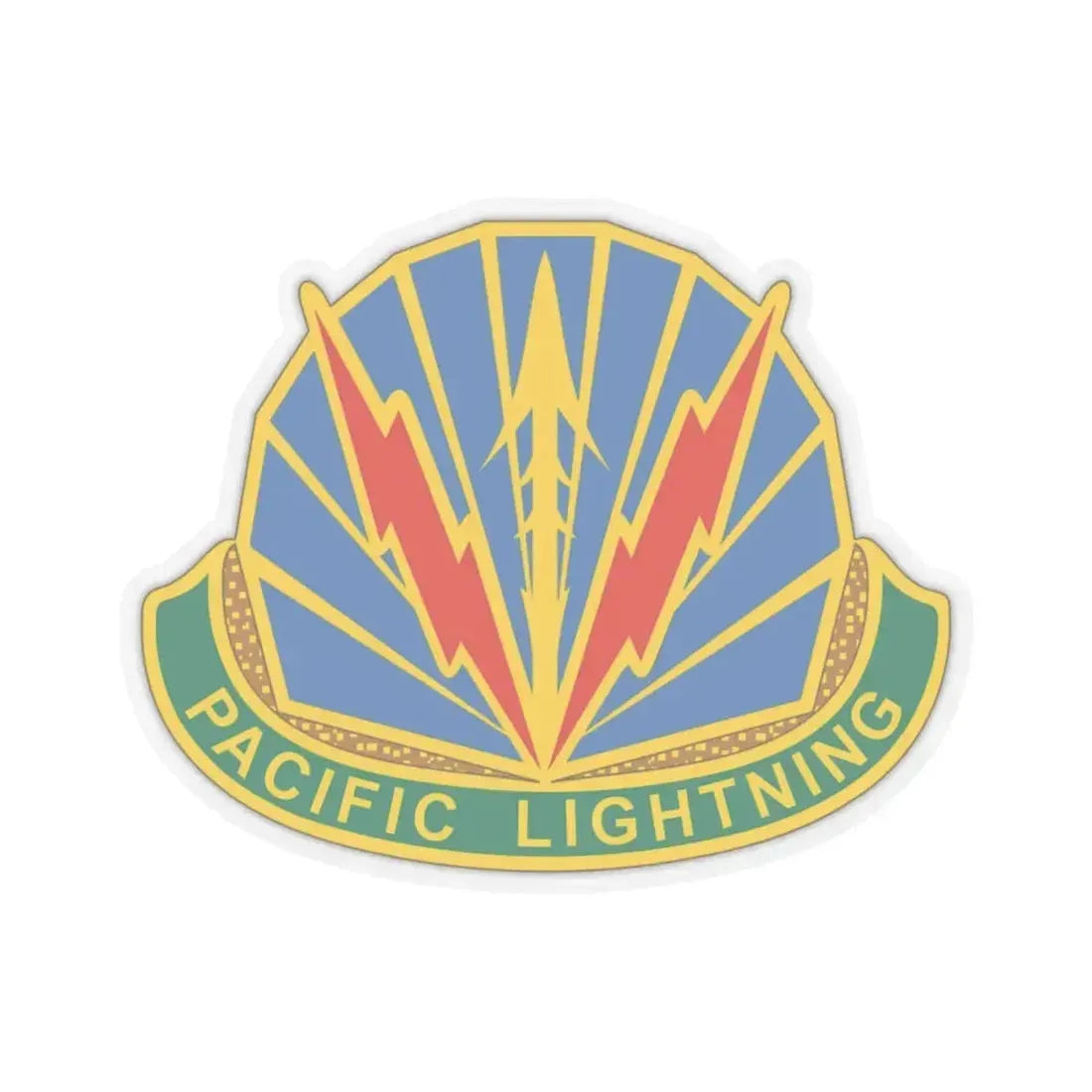 Military Police Brigade Hawaii 2 (U.S. Army) STICKER Vinyl Kiss-Cut Decal 4 Inch Transparent - The Sticker Space