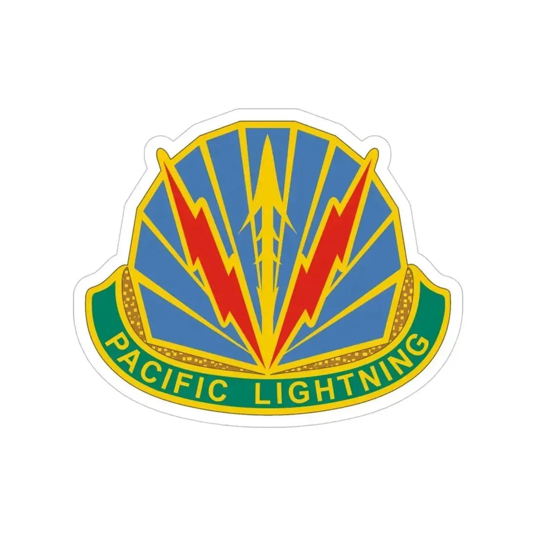 Military Police Brigade Hawaii 2 (U.S. Army) Transparent STICKER Die-Cut Vinyl Decal 4 Inch - The Sticker Space