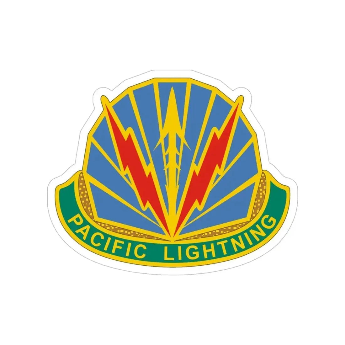 Military Police Brigade Hawaii 2 (U.S. Army) Transparent STICKER Die-Cut Vinyl Decal 4 Inch - The Sticker Space