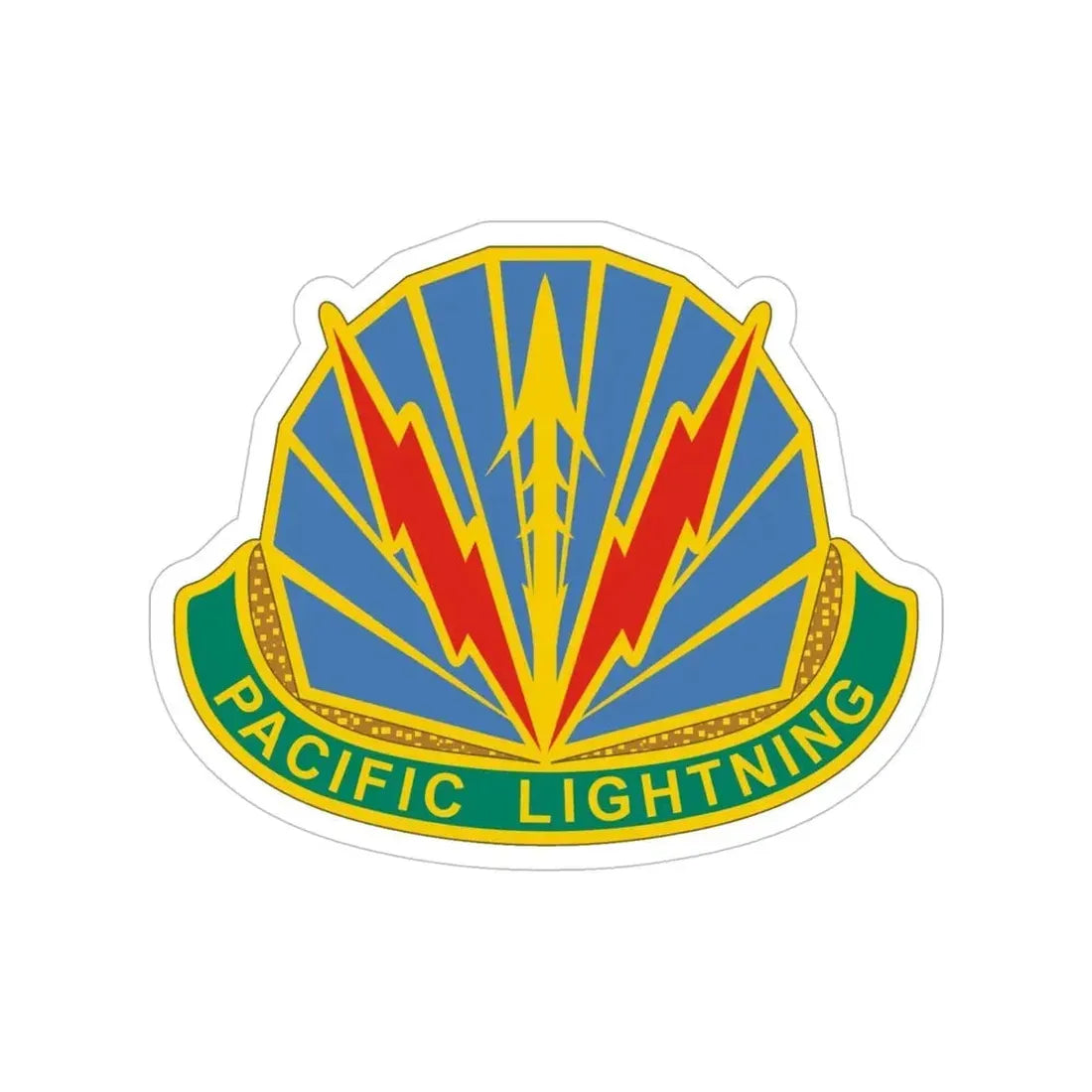 Military Police Brigade Hawaii 2 (U.S. Army) Transparent STICKER Die-Cut Vinyl Decal 5 Inch - The Sticker Space