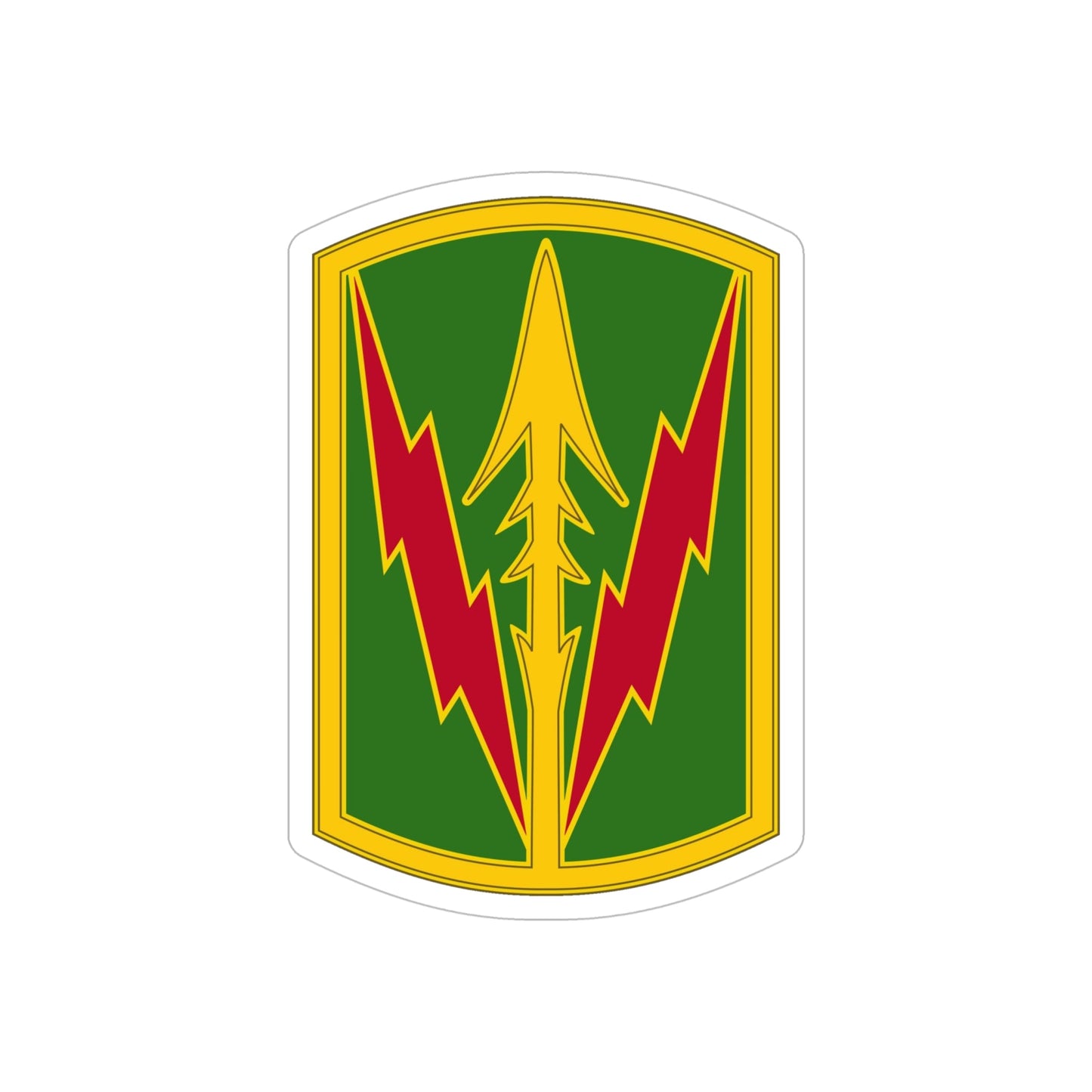 Military Police Brigade Hawaii 3 (U.S. Army) REVERSE PRINT Transparent STICKER-6" × 6"-The Sticker Space