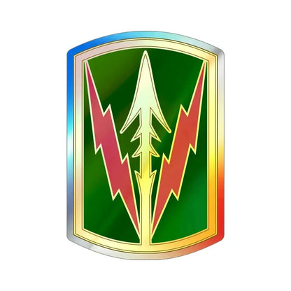 Military Police Brigade Hawaii 3 (U.S. Army) Holographic STICKER Die-Cut Vinyl Decal 4 Inch Holographic - The Sticker Space