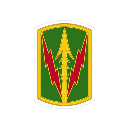 Military Police Brigade Hawaii 3 (U.S. Army) REVERSE PRINT Transparent Die-Cut STICKER 2 Inch Die-Cut Transparent - The Sticker Space