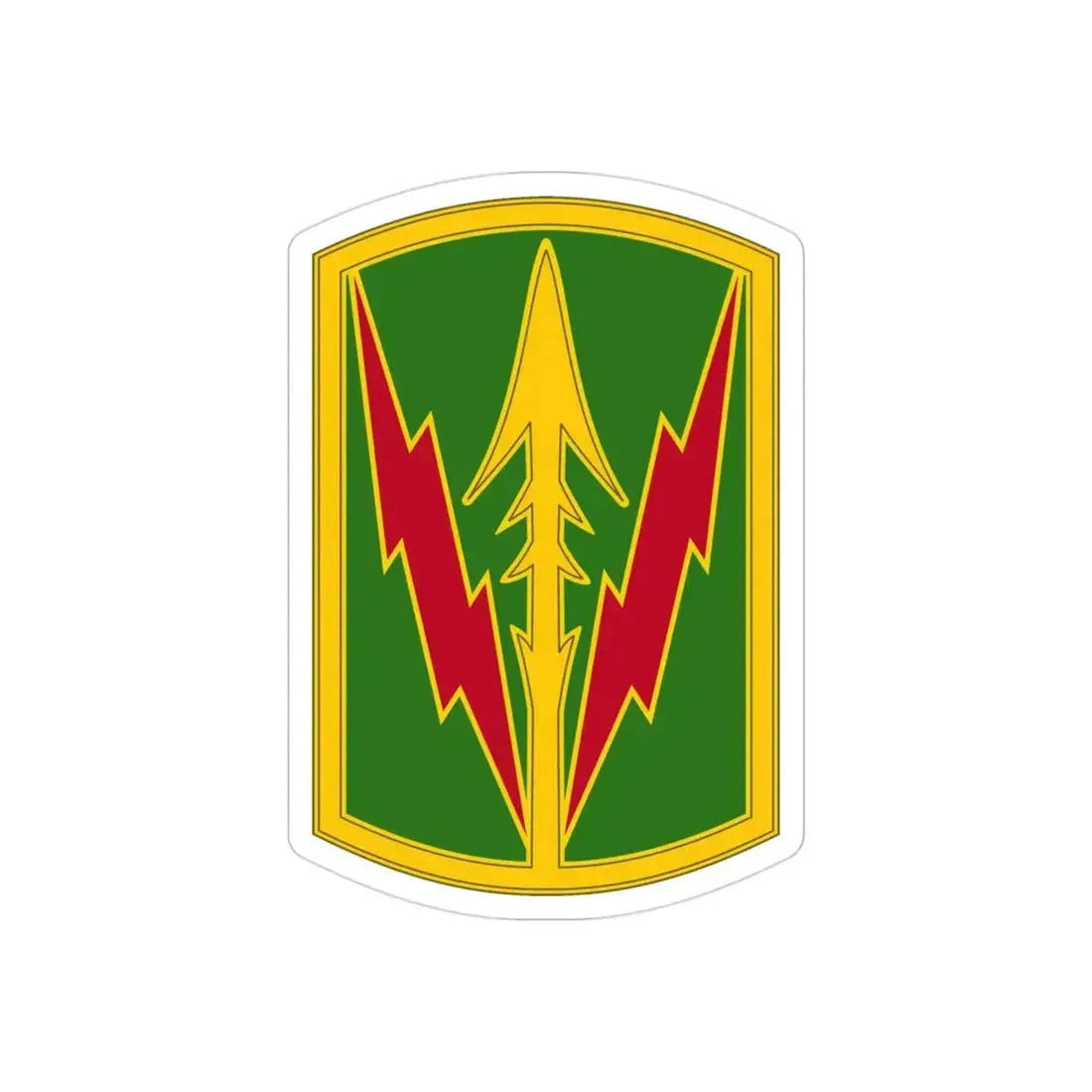 Military Police Brigade Hawaii 3 (U.S. Army) REVERSE PRINT Transparent Die-Cut STICKER 3 Inch Die-Cut Transparent - The Sticker Space