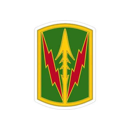Military Police Brigade Hawaii 3 (U.S. Army) REVERSE PRINT Transparent Die-Cut STICKER 4 Inch Die-Cut Transparent - The Sticker Space