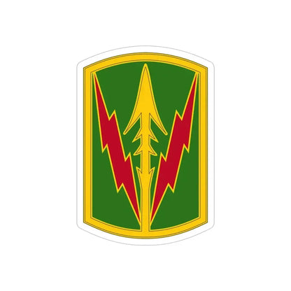 Military Police Brigade Hawaii 3 (U.S. Army) REVERSE PRINT Transparent Die-Cut STICKER 5 Inch Die-Cut Transparent - The Sticker Space