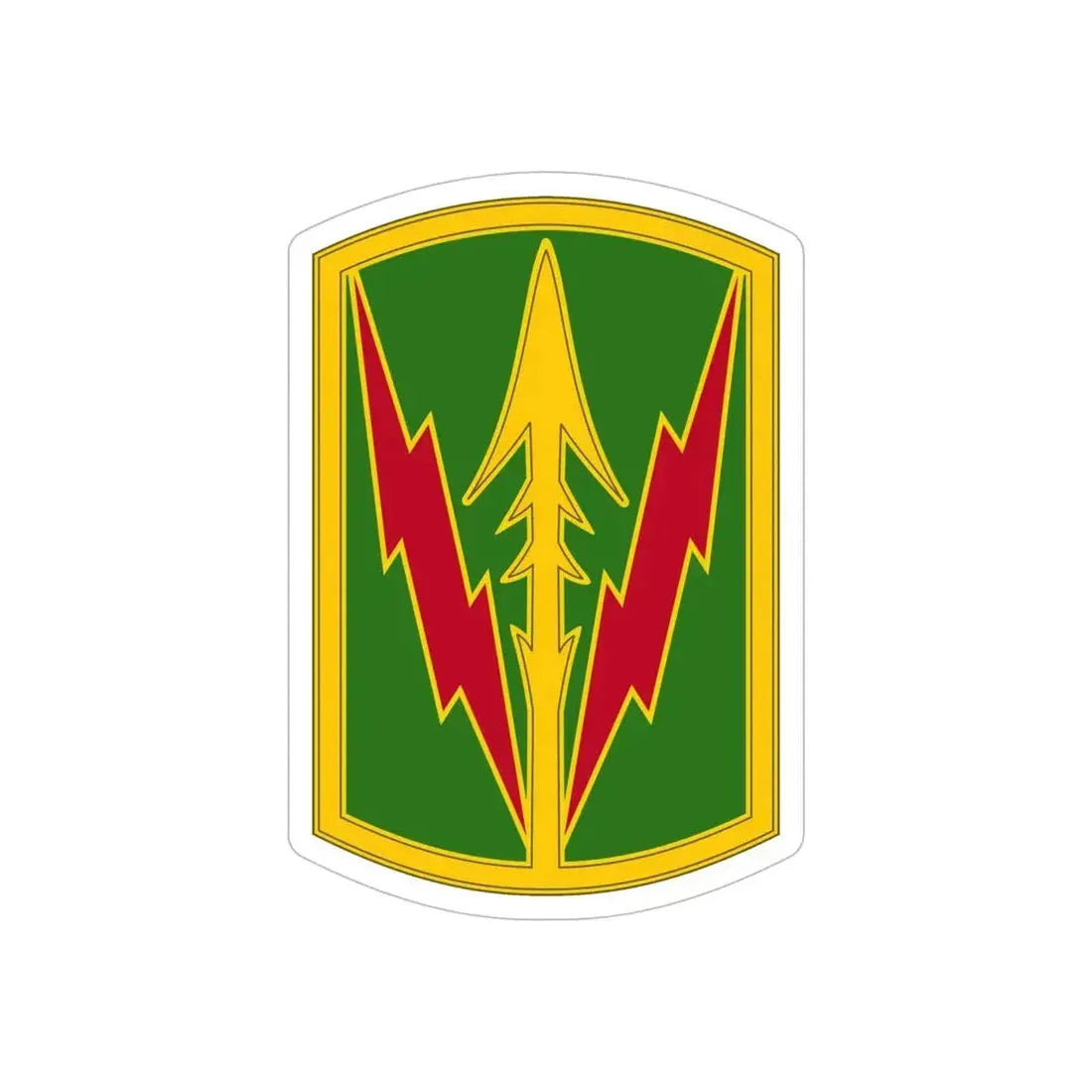 Military Police Brigade Hawaii 3 (U.S. Army) REVERSE PRINT Transparent Die-Cut STICKER 6 Inch Die-Cut Transparent - The Sticker Space