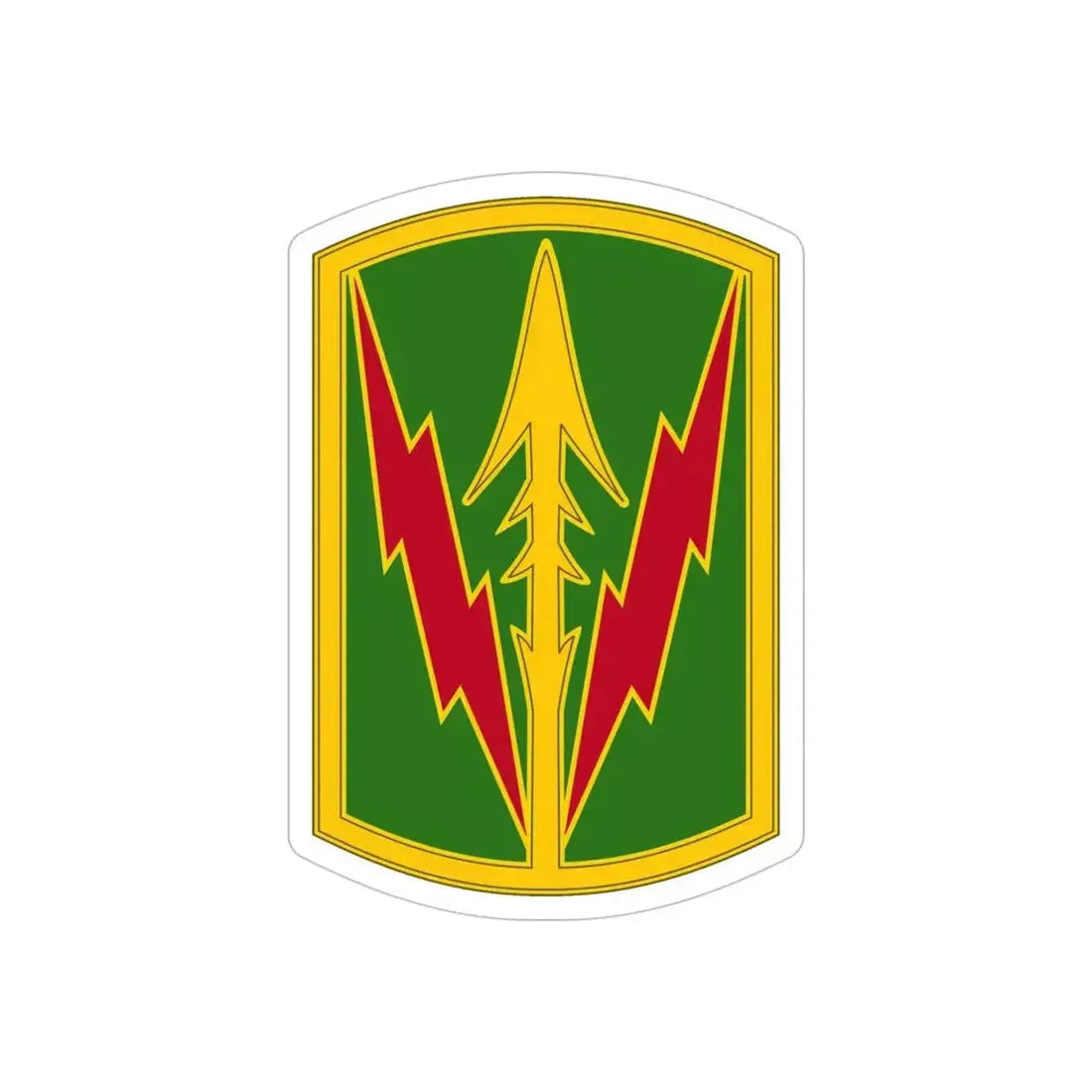 Military Police Brigade Hawaii 3 (U.S. Army) REVERSE PRINT Transparent Die-Cut STICKER - The Sticker Space