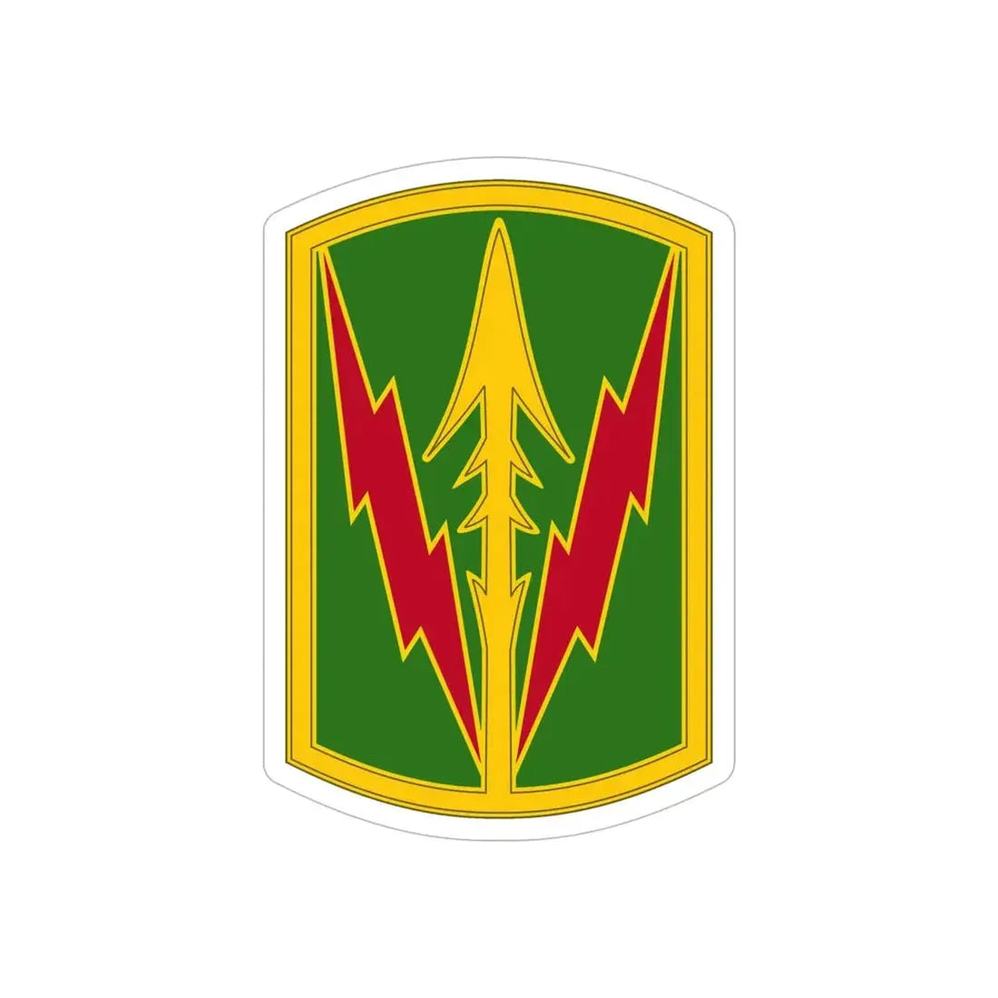 Military Police Brigade Hawaii 3 (U.S. Army) REVERSE PRINT Transparent Die-Cut STICKER - The Sticker Space