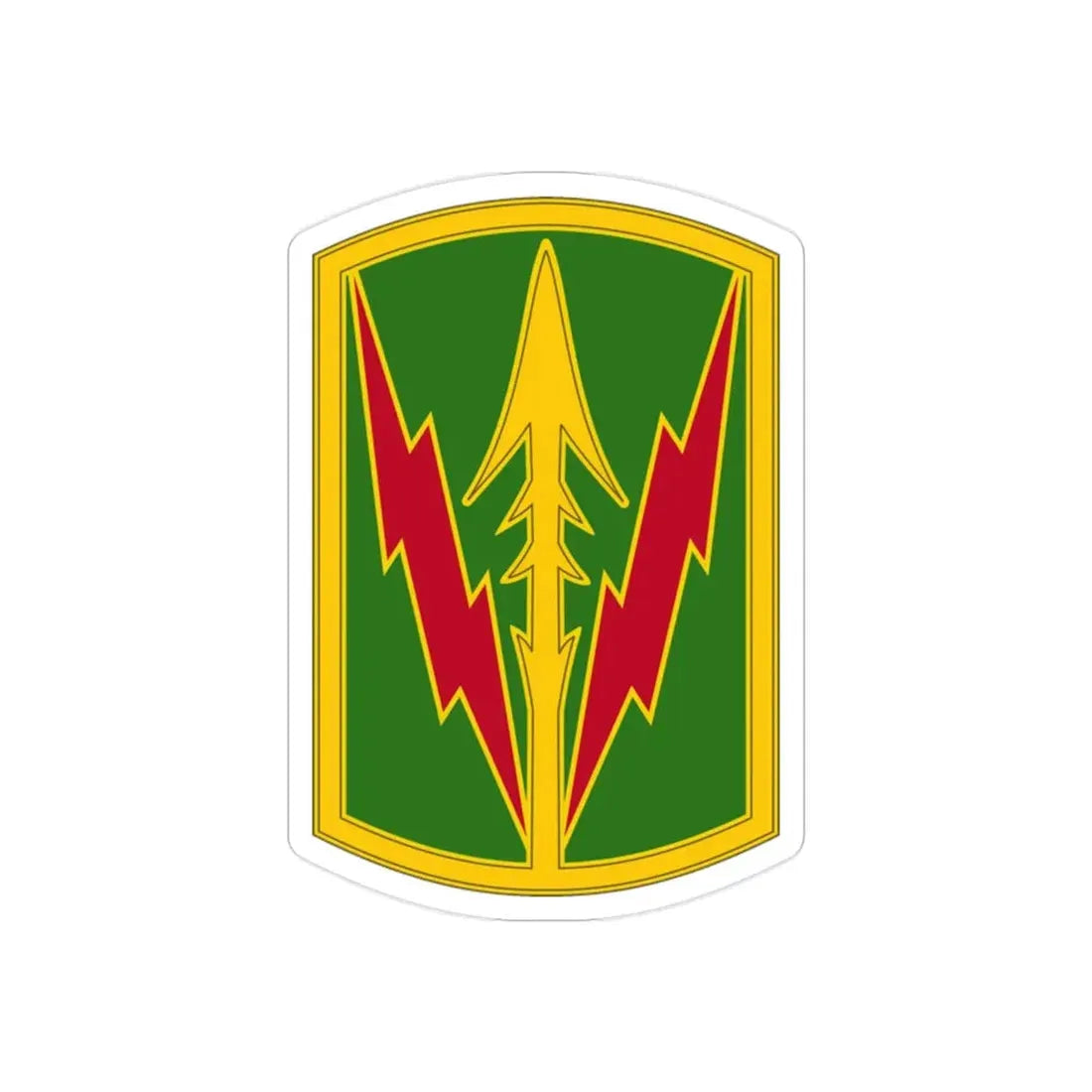 Military Police Brigade Hawaii 3 (U.S. Army) REVERSE PRINT Transparent Die-Cut STICKER - The Sticker Space