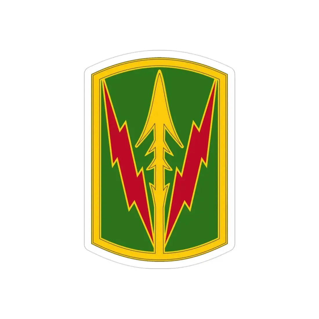 Military Police Brigade Hawaii 3 (U.S. Army) REVERSE PRINT Transparent Die-Cut STICKER - The Sticker Space