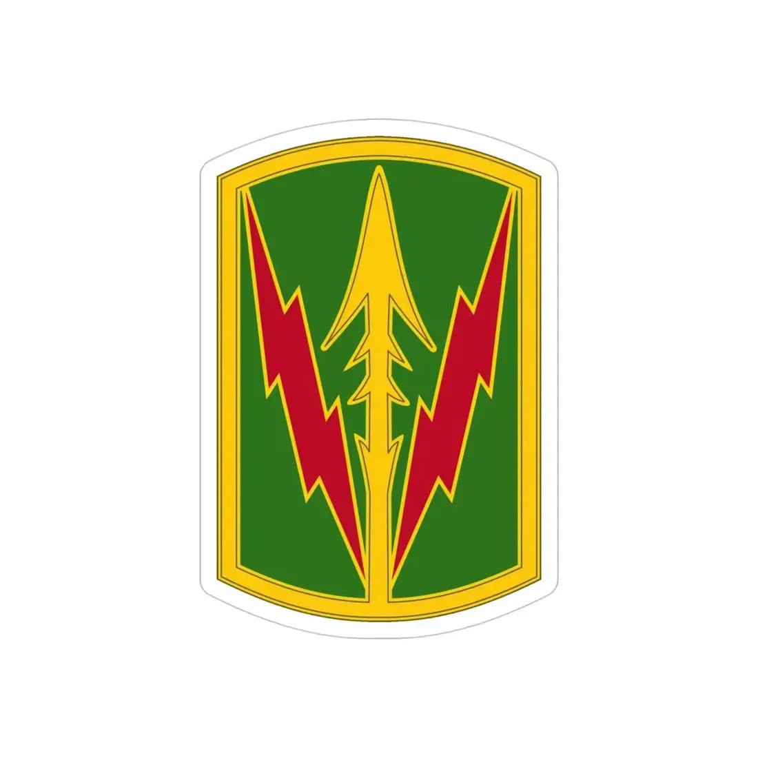 Military Police Brigade Hawaii 3 (U.S. Army) REVERSE PRINT Transparent Die-Cut STICKER - The Sticker Space