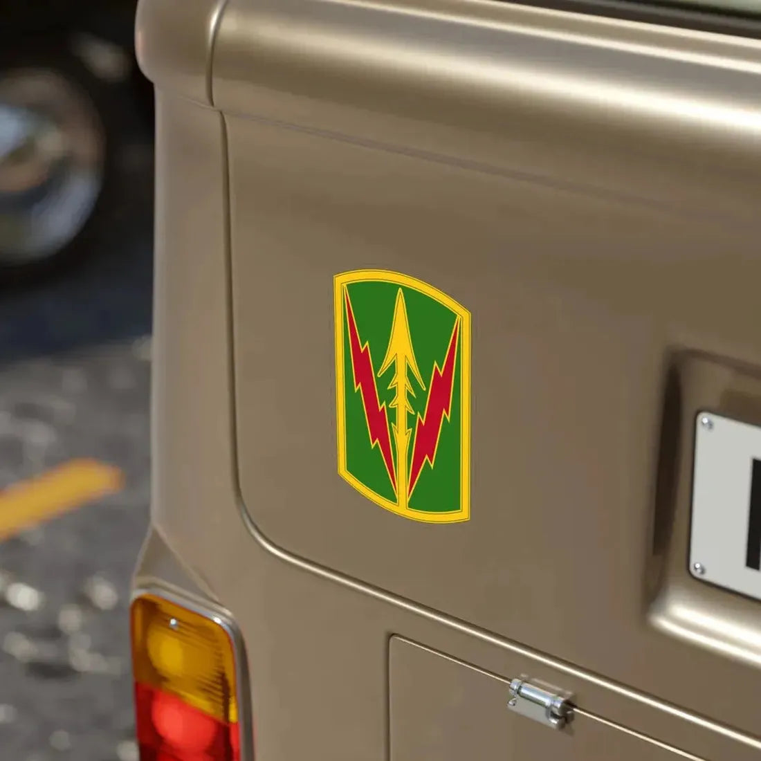 Military Police Brigade Hawaii 3 (U.S. Army) Transparent STICKER Die-Cut Vinyl Decal - The Sticker Space