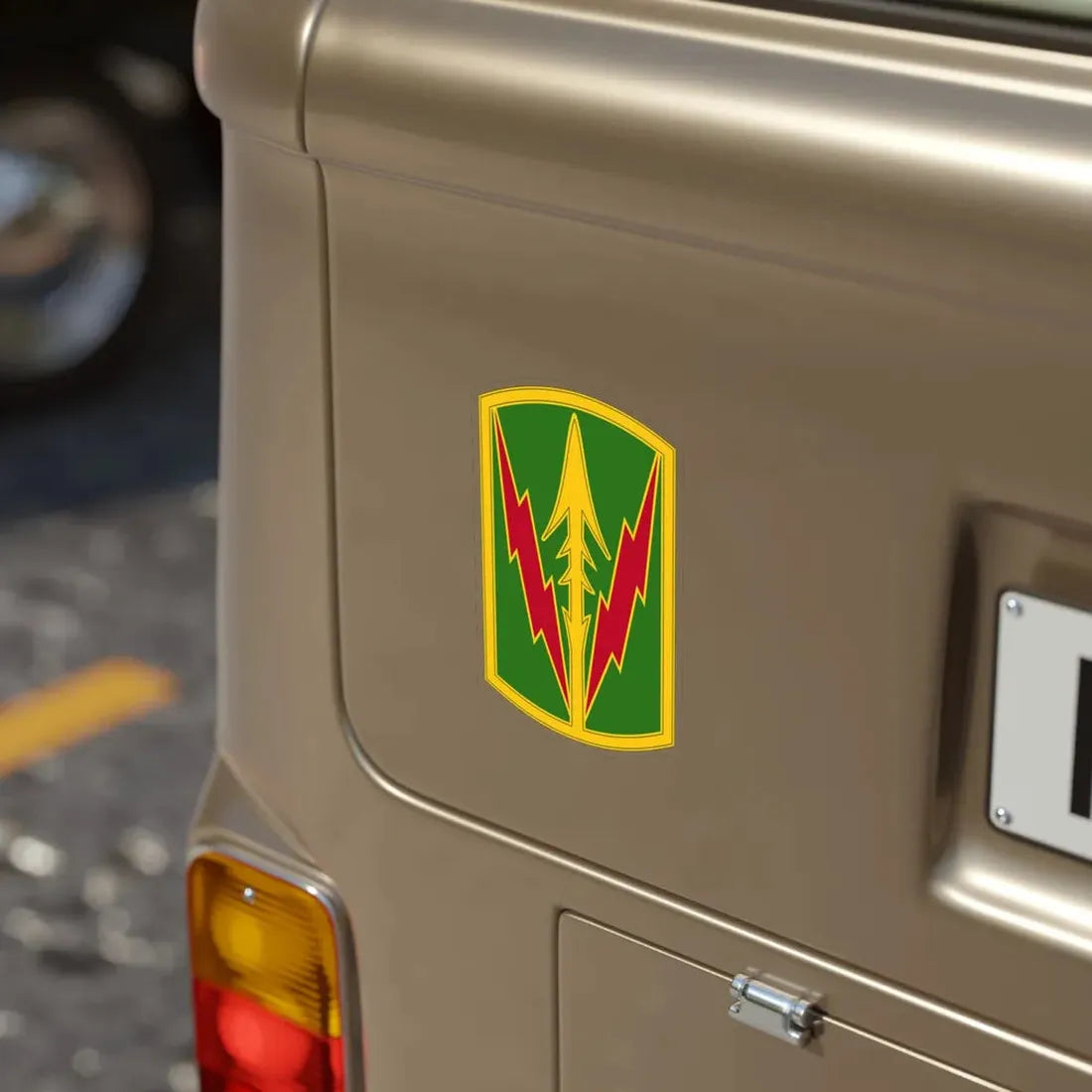Military Police Brigade Hawaii 3 (U.S. Army) Transparent STICKER Die-Cut Vinyl Decal - The Sticker Space