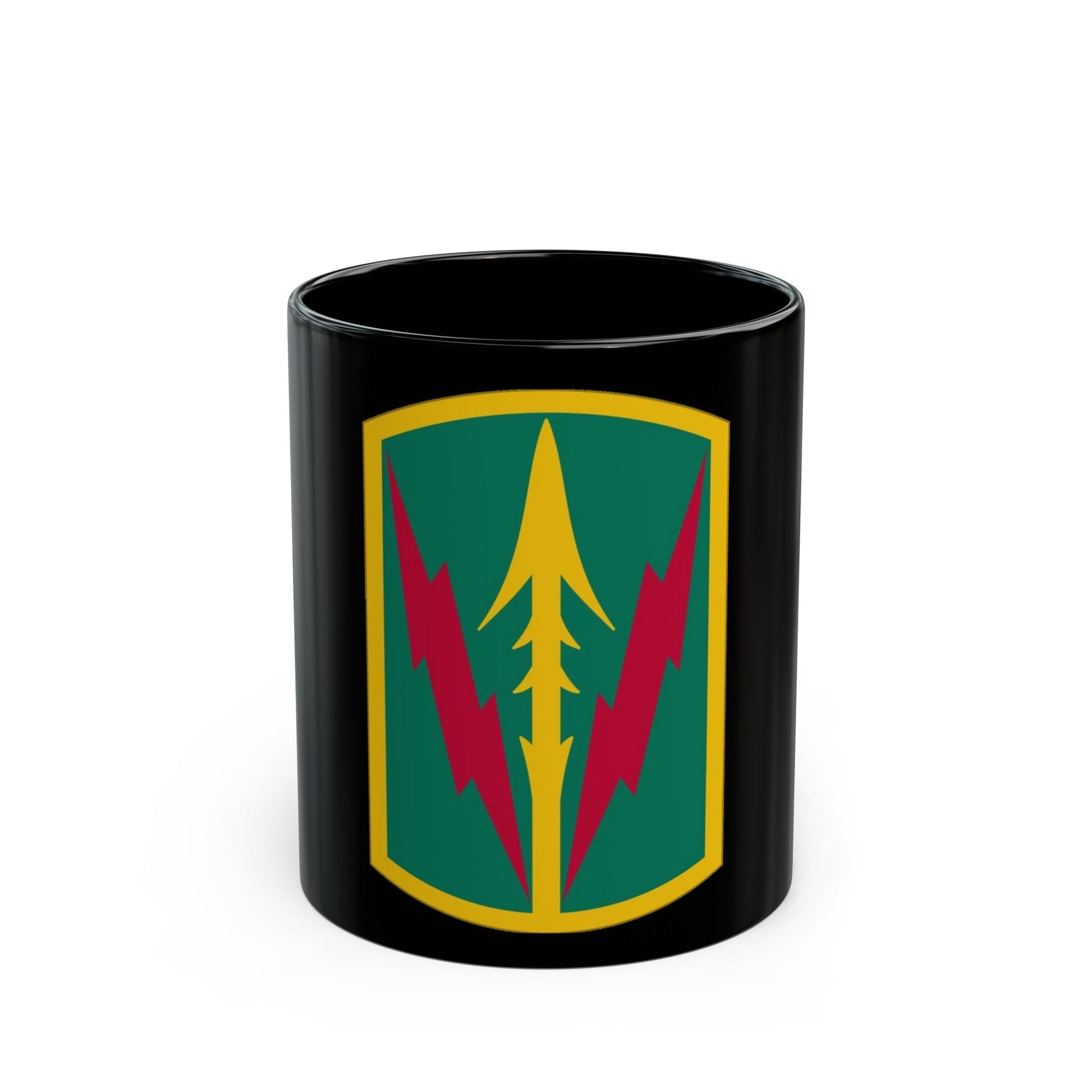 Military Police Brigade Hawaii (U.S. Army) Black Coffee Mug-11oz-The Sticker Space