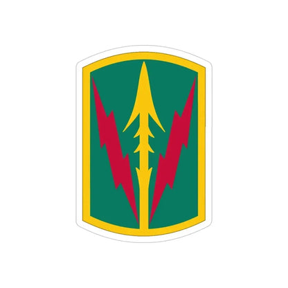 Military Police Brigade Hawaii (U.S. Army) REVERSE PRINT Transparent Die-Cut STICKER 6 Inch Die-Cut Transparent - The Sticker Space